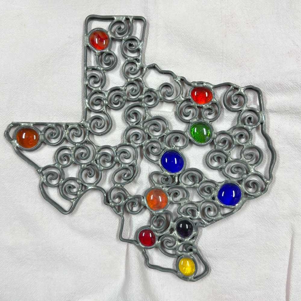 Texas Jewel Scroll Metal